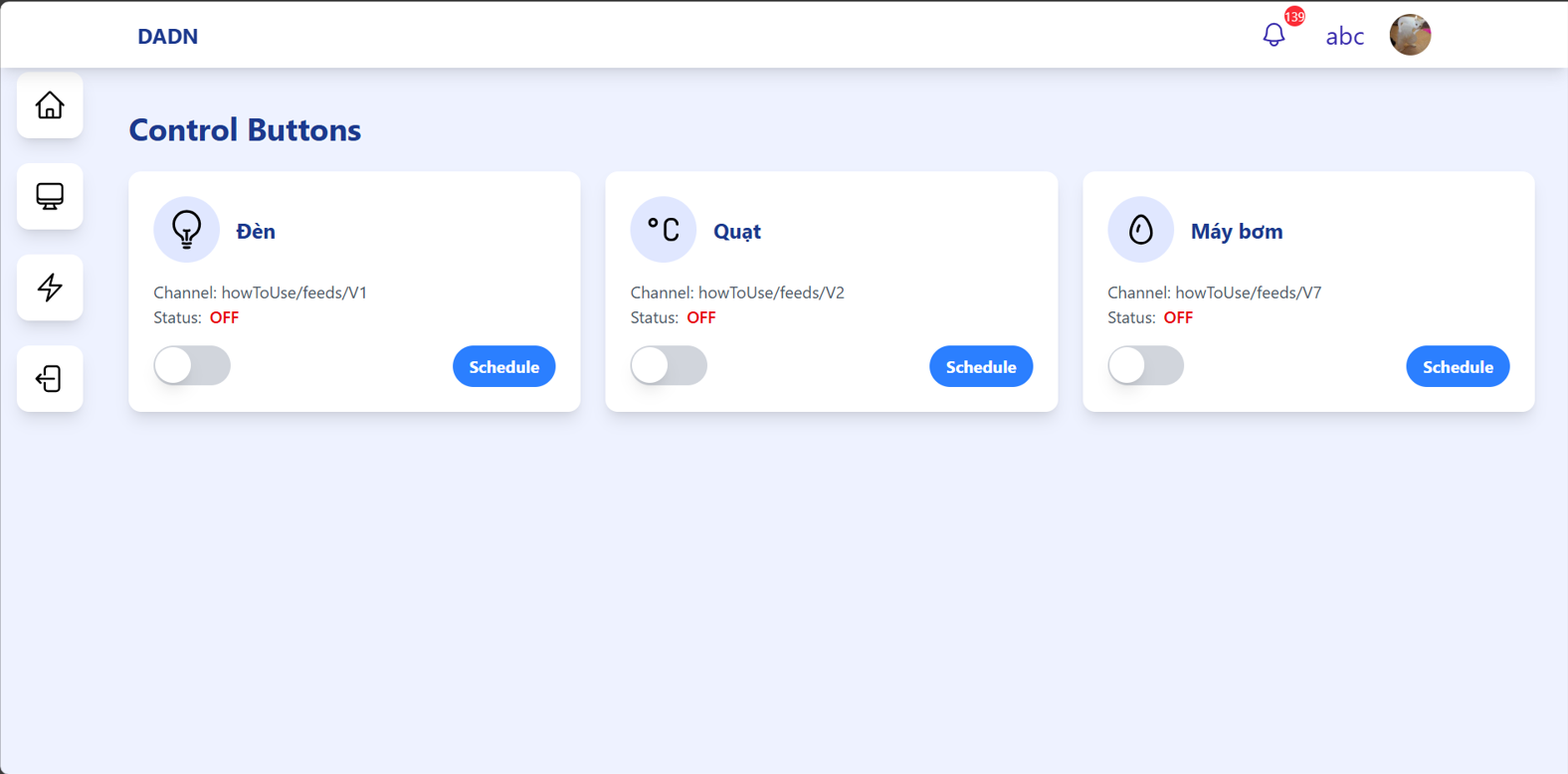 Device Control Interface